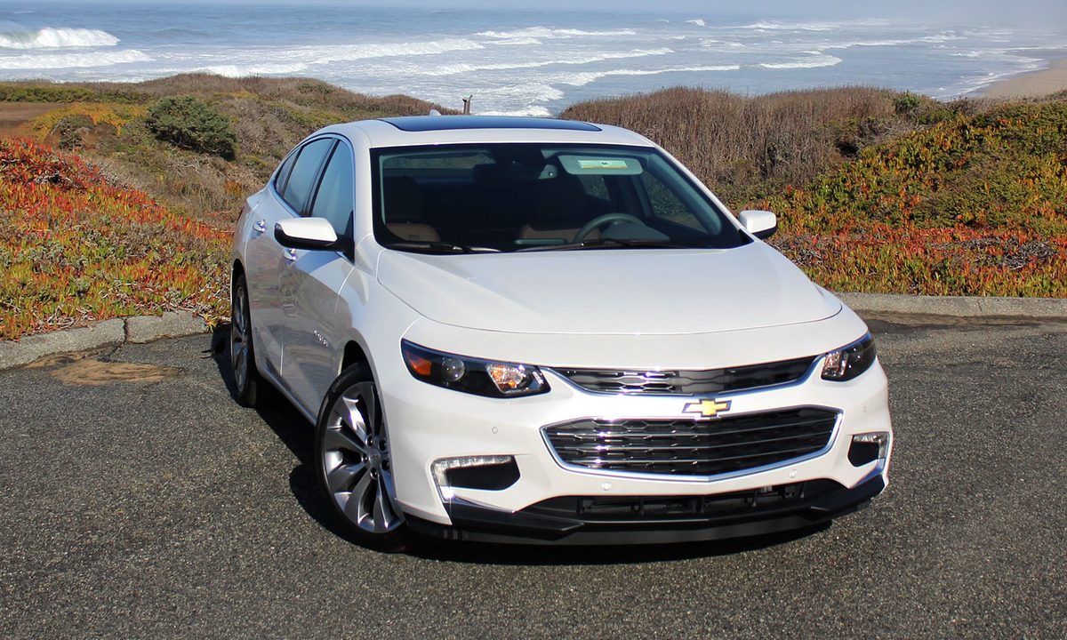 2016 chevrolet malibu first drive front top angle