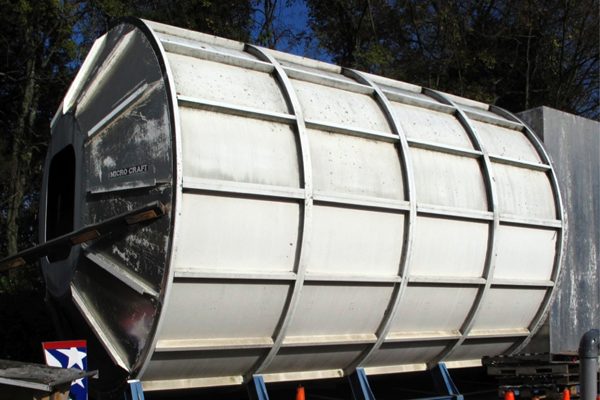 Hab module mockup for NASA's Deep Space Habitat project