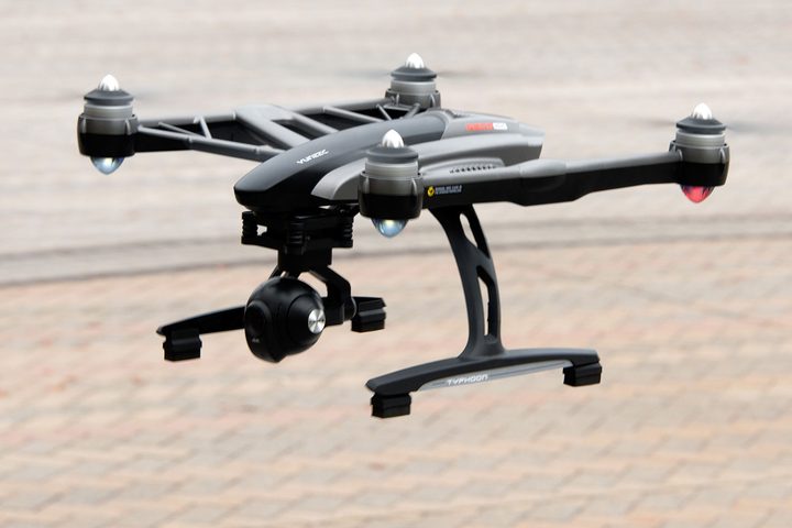Yuneek's Typhoon Q500 is smaller and weighs less than a typical goose