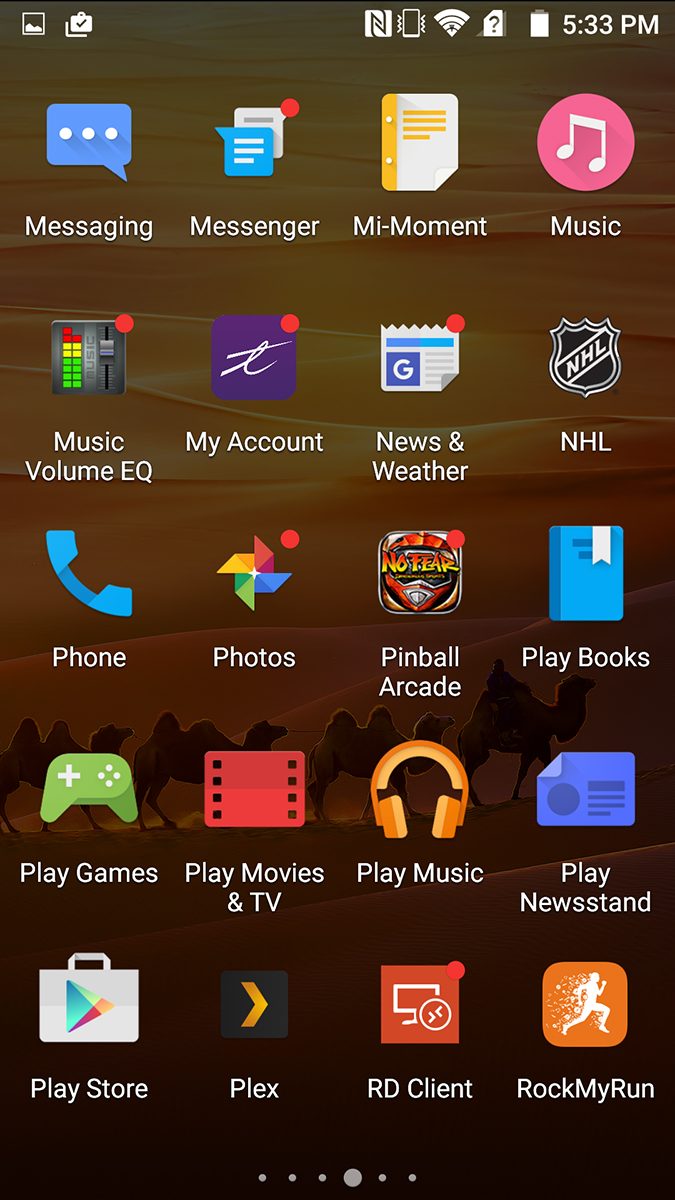 ZTE Axon Screenshot