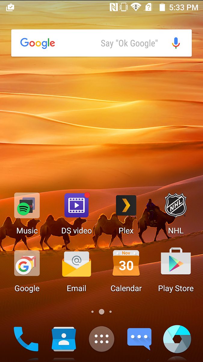 ZTE Axon Screenshot