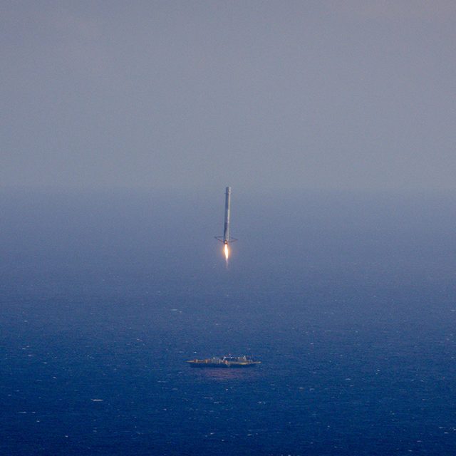 SpaceX's previous attempt to land a Falcon 9 rocket