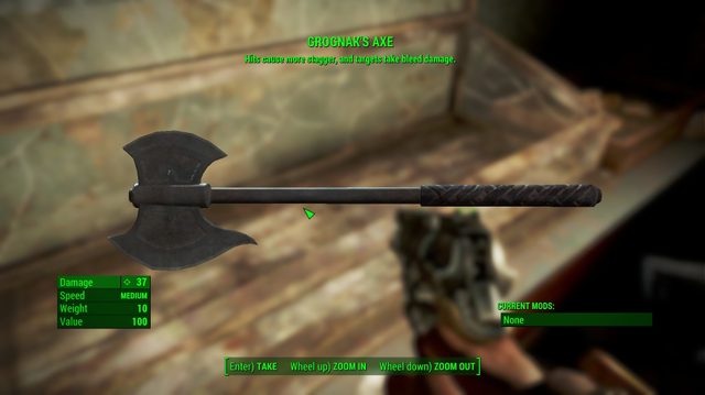 fo4 grognak axe screen