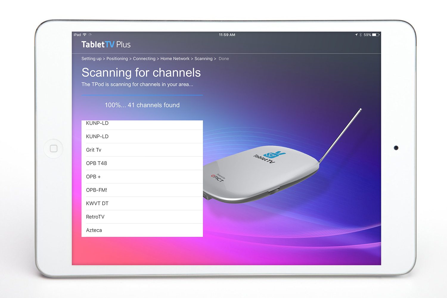tablet tv first look hands on video review tablettv ios app 11