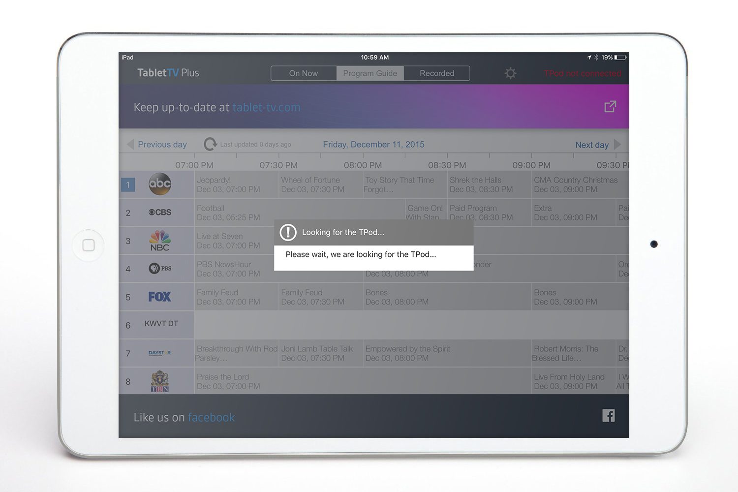 tablet tv first look hands on video review tablettv ios app 8