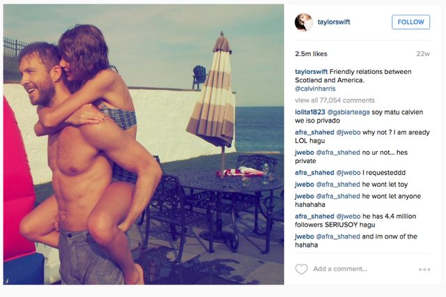 taylor-swift-calvin-harris-instagram