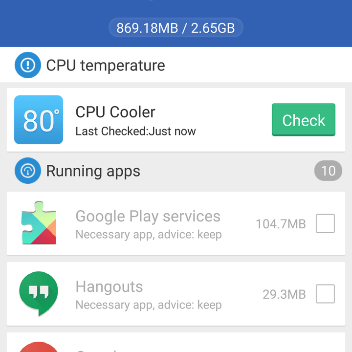 how to use clean master app guide screen boost