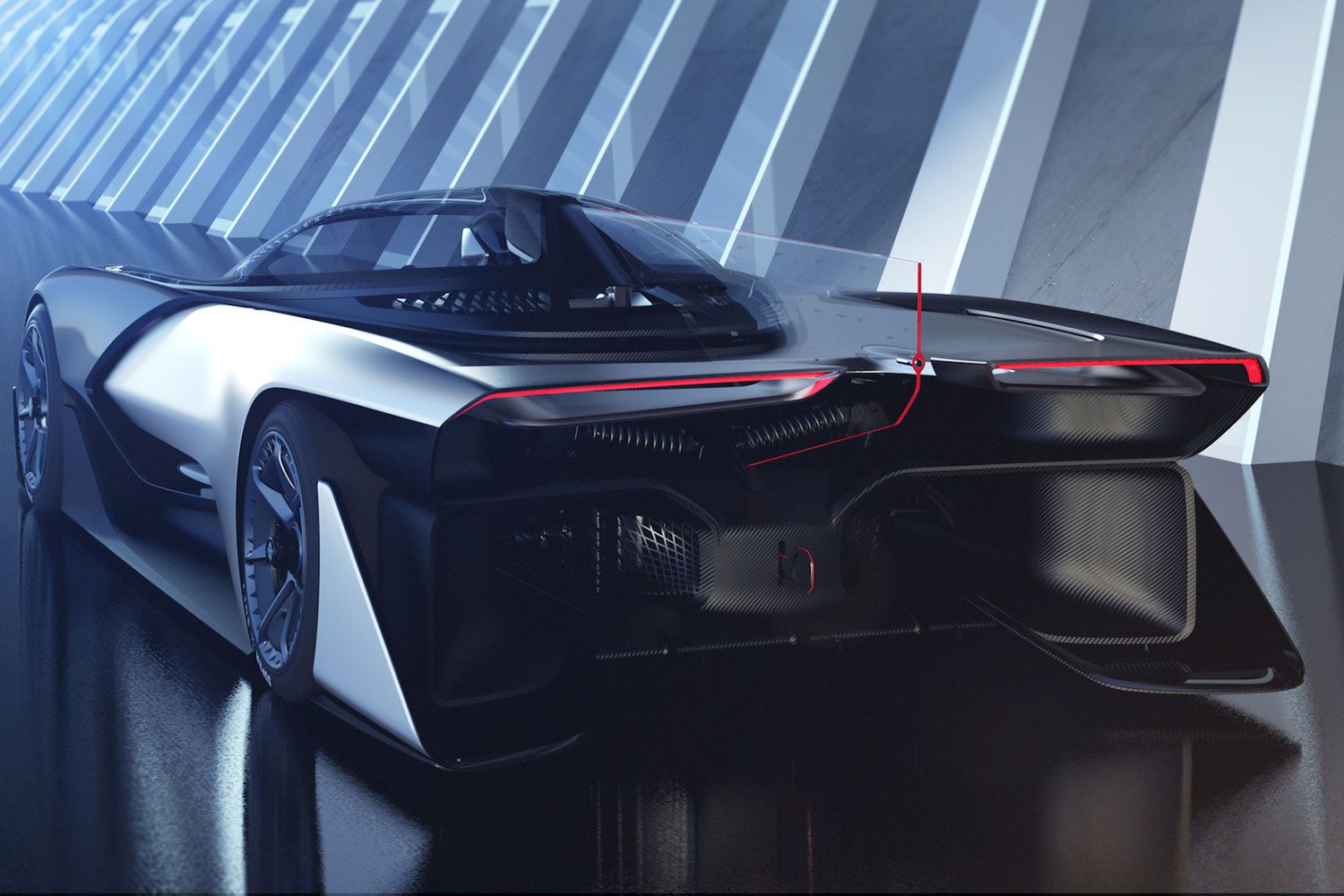 faraday future ffzero1 ev car