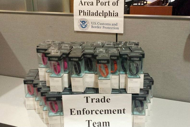 fitbit, fitness wearables, fake, CBP