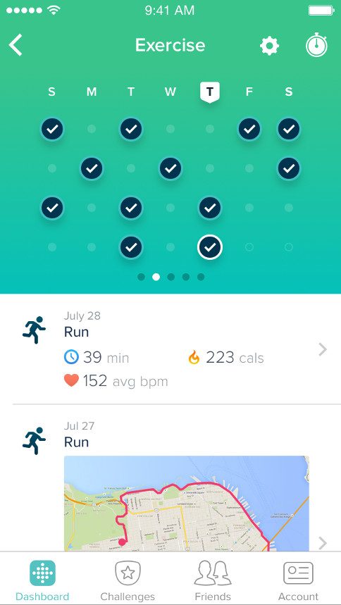 fitbit surge review screen 4