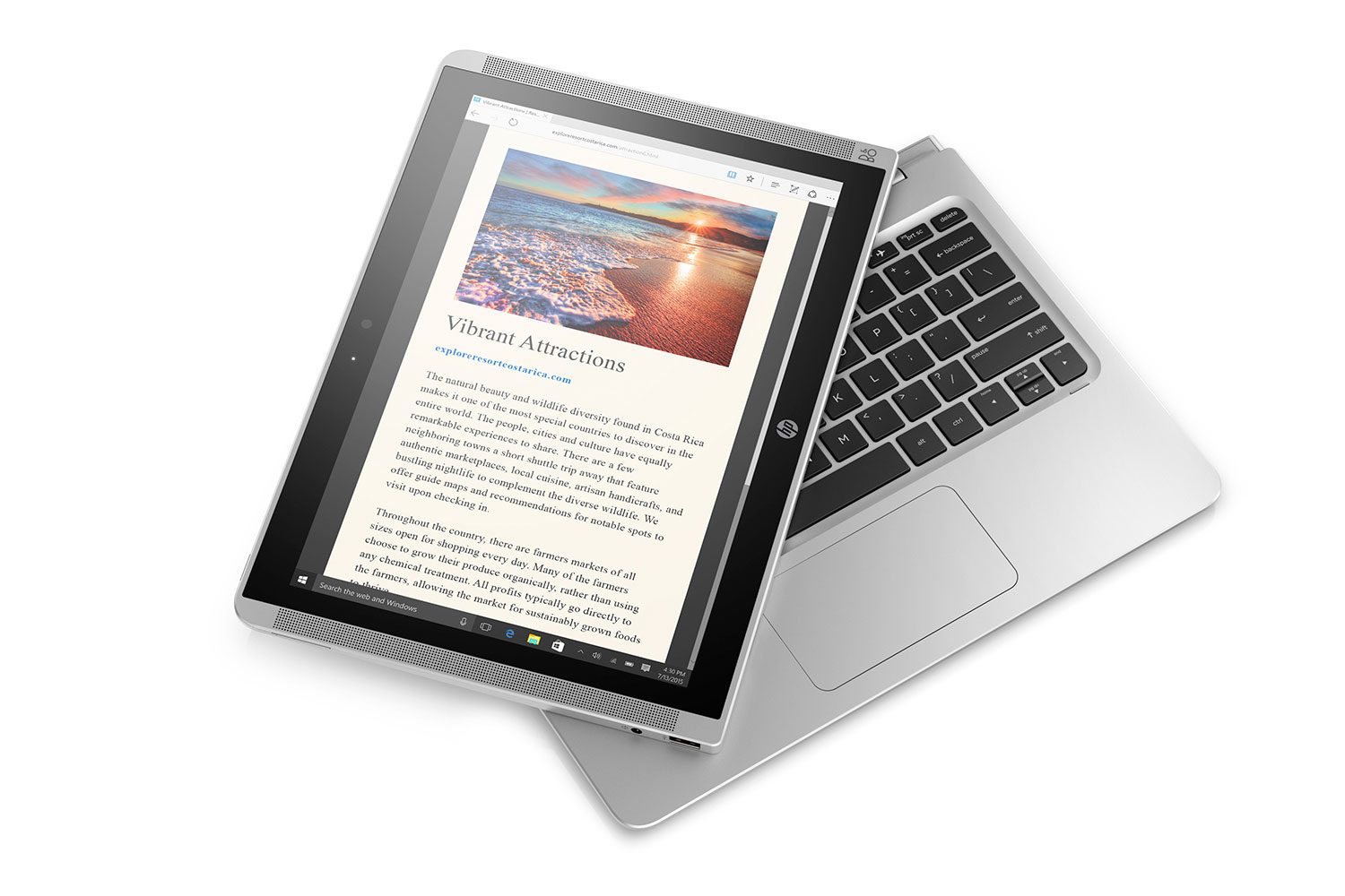 hp focuses on virtual reality and 2 in 1s at ces 2016 pavilion x2 12 detached mode