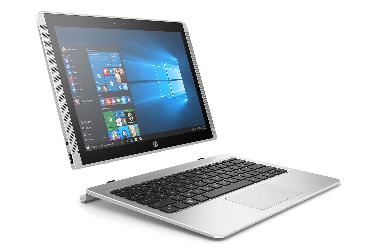 hp focuses on virtual reality and 2 in 1s at ces 2016 pavilion x2 12 detached right facing