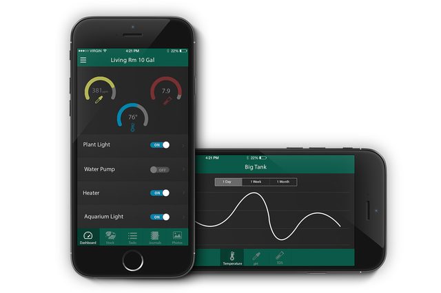 InnoGro-Connected-AquaGarden-iPhone6-Dash-&-Graph