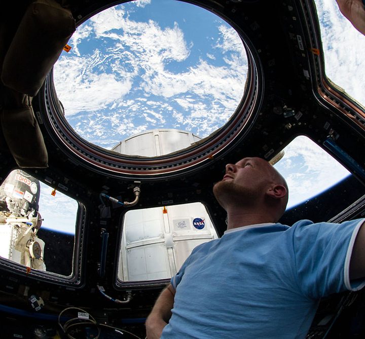 The ISS' cupola