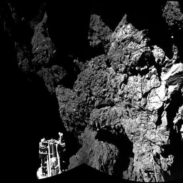 Photo of Philae's landing spot