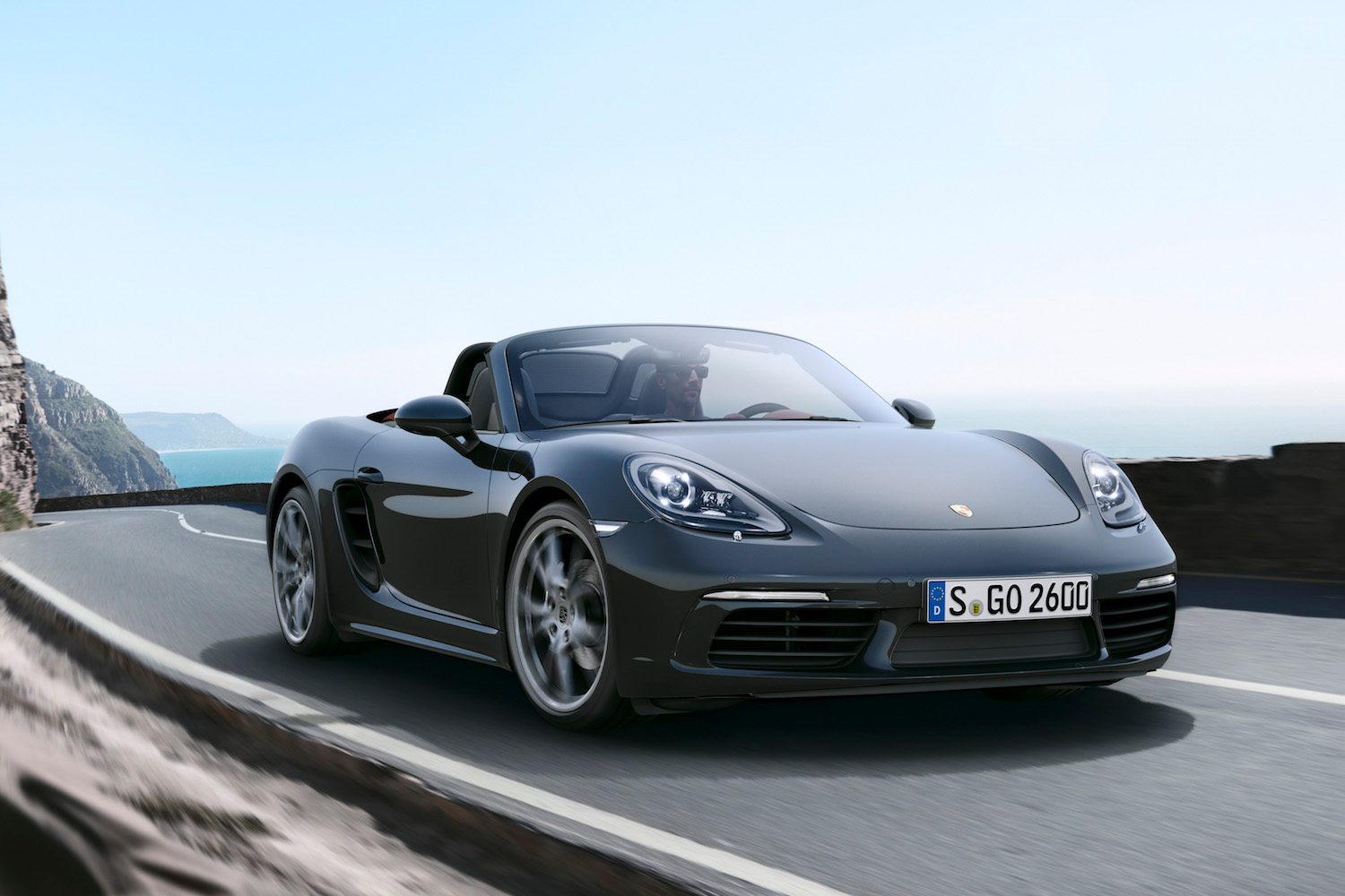 Porsche 718 Boxster front angle