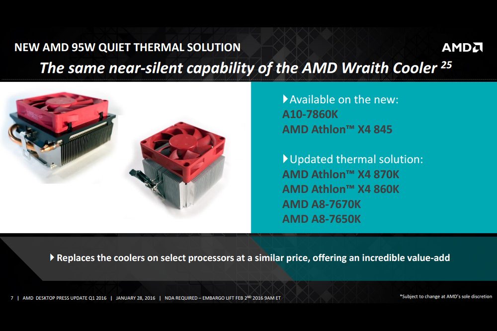 amd updates processor line 2016 update 3