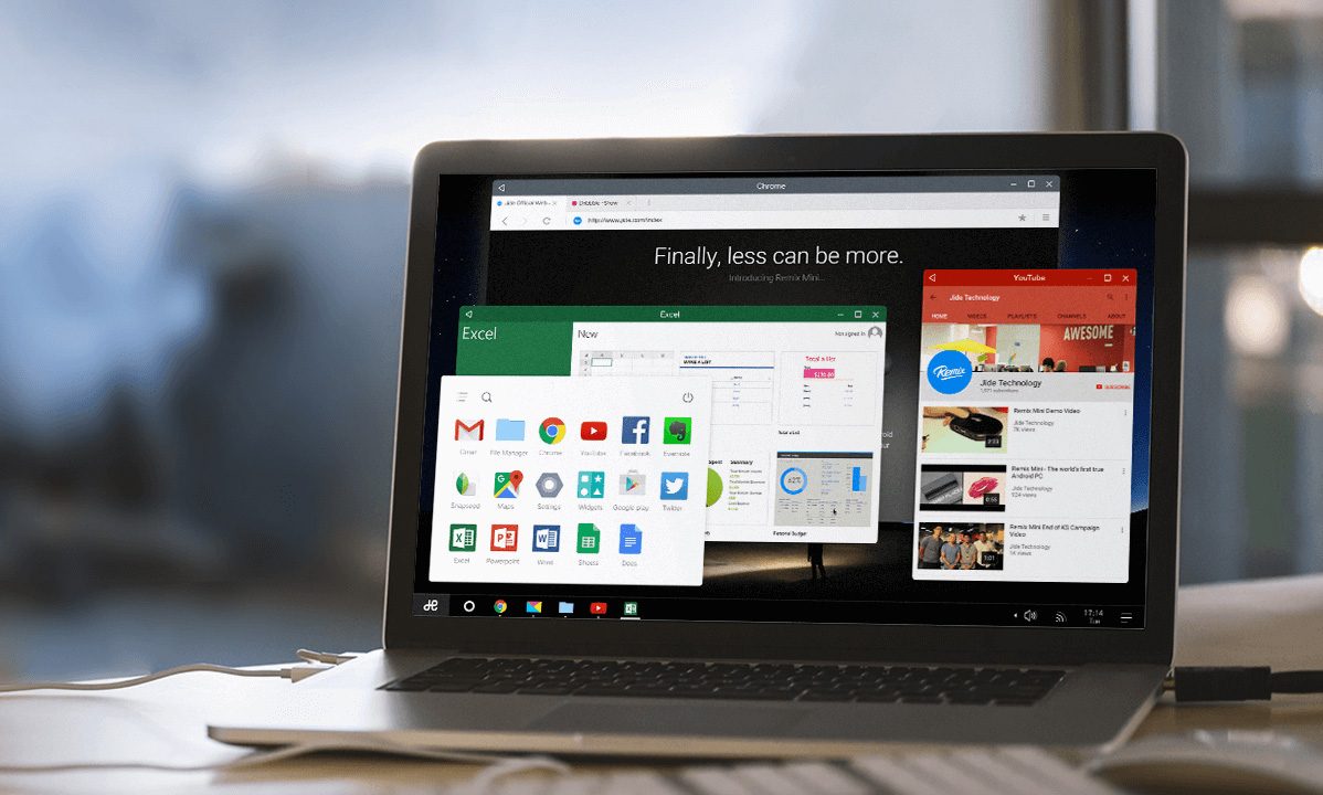 jide remix os beta android on pc