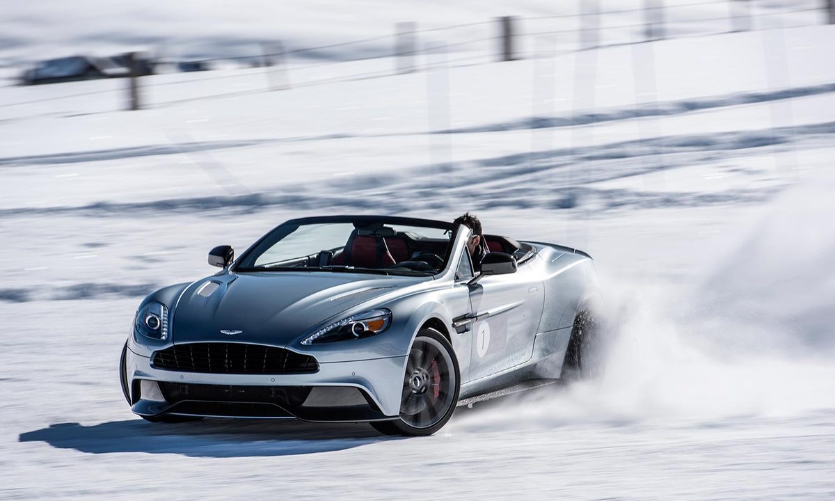 2016 aston martin on ice first drive 01 am vanquish volante