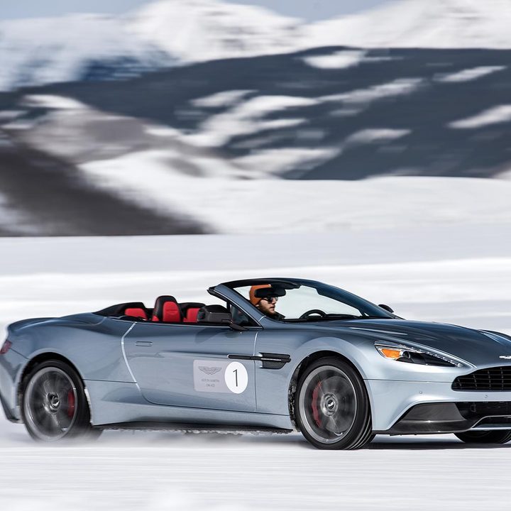 2016 aston martin on ice first drive 10 am track