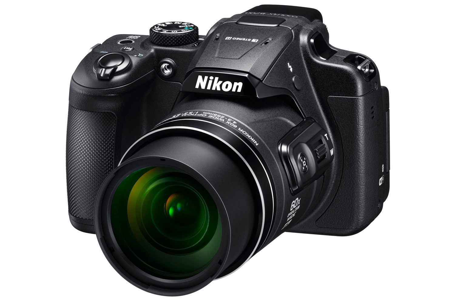 nikon coolpix long zoom b700 b500 a900 bk front34l lo w
