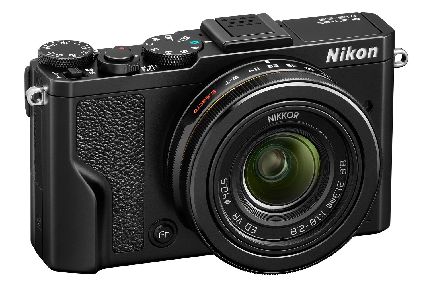 nikon dl series premium cameras 24 85 bk front34r