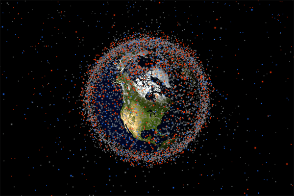 A real-time look at objects currently orbiting Earth
