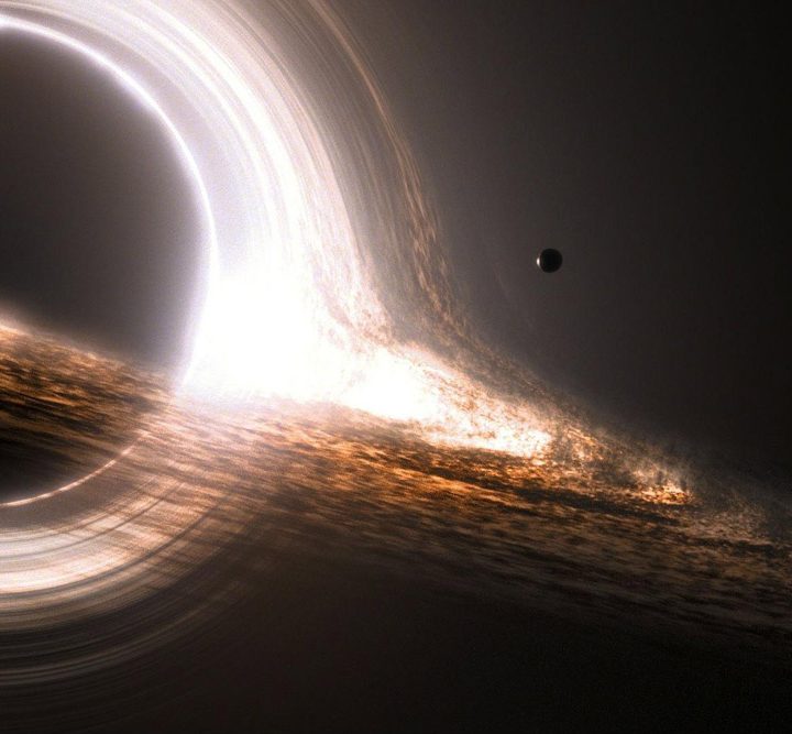 A black hole in Interstellar