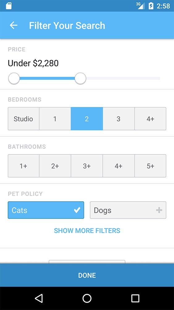 rental site zumper acquires padmapper android filters