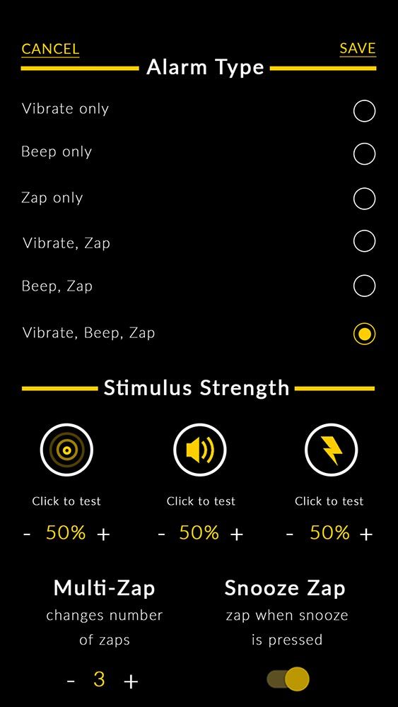 pavlok shocking alarm clock app ios 004
