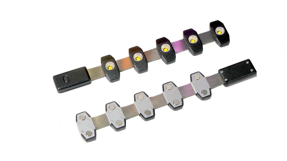 Ra strap light closeup rare earth metal magnets