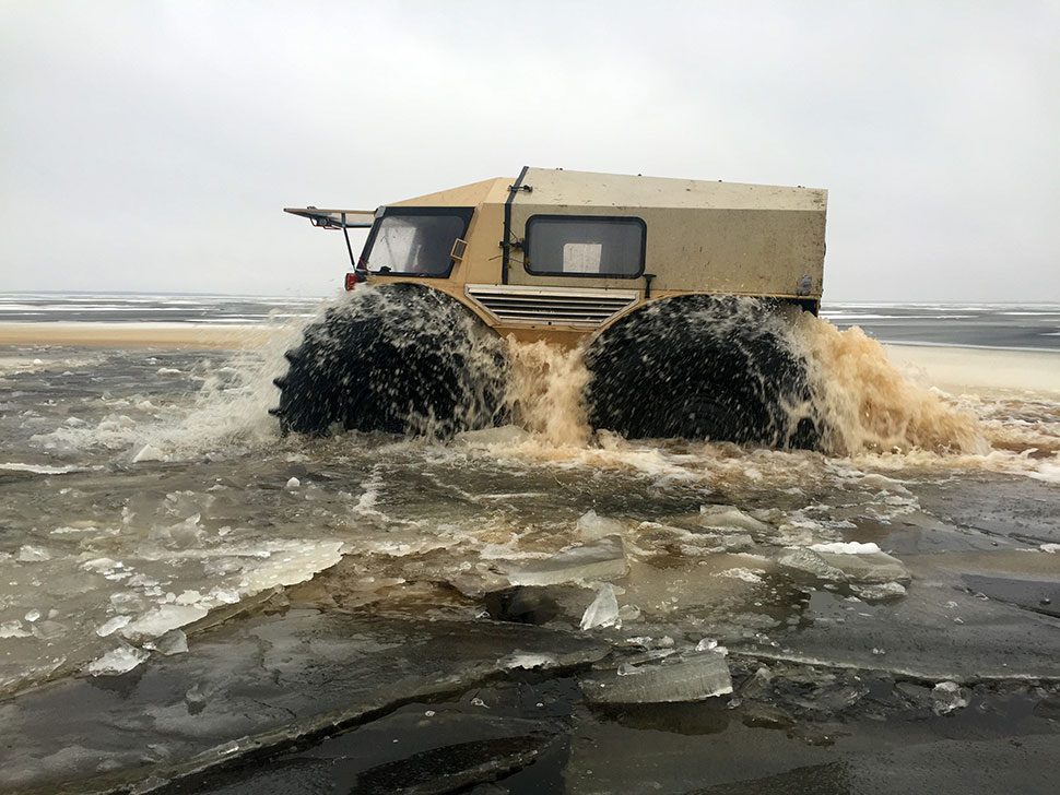 russian sherp atv self inflating tires 0003