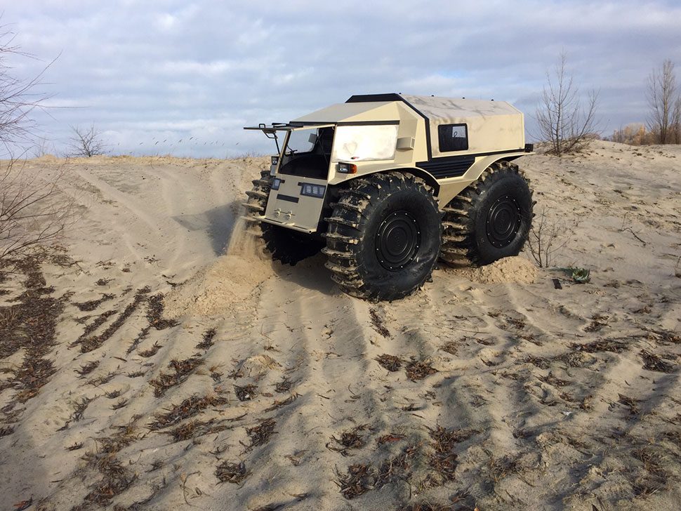 russian sherp atv self inflating tires 0008