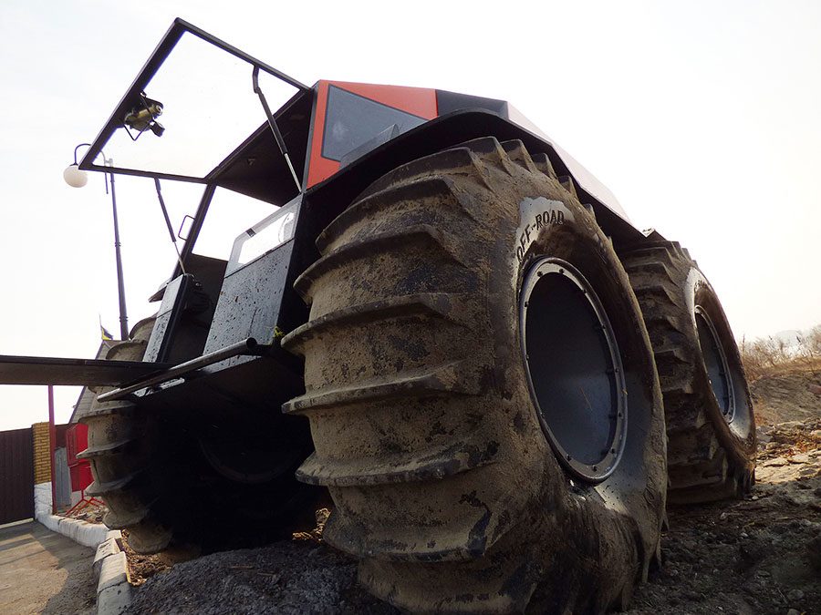 russian sherp atv self inflating tires 0009