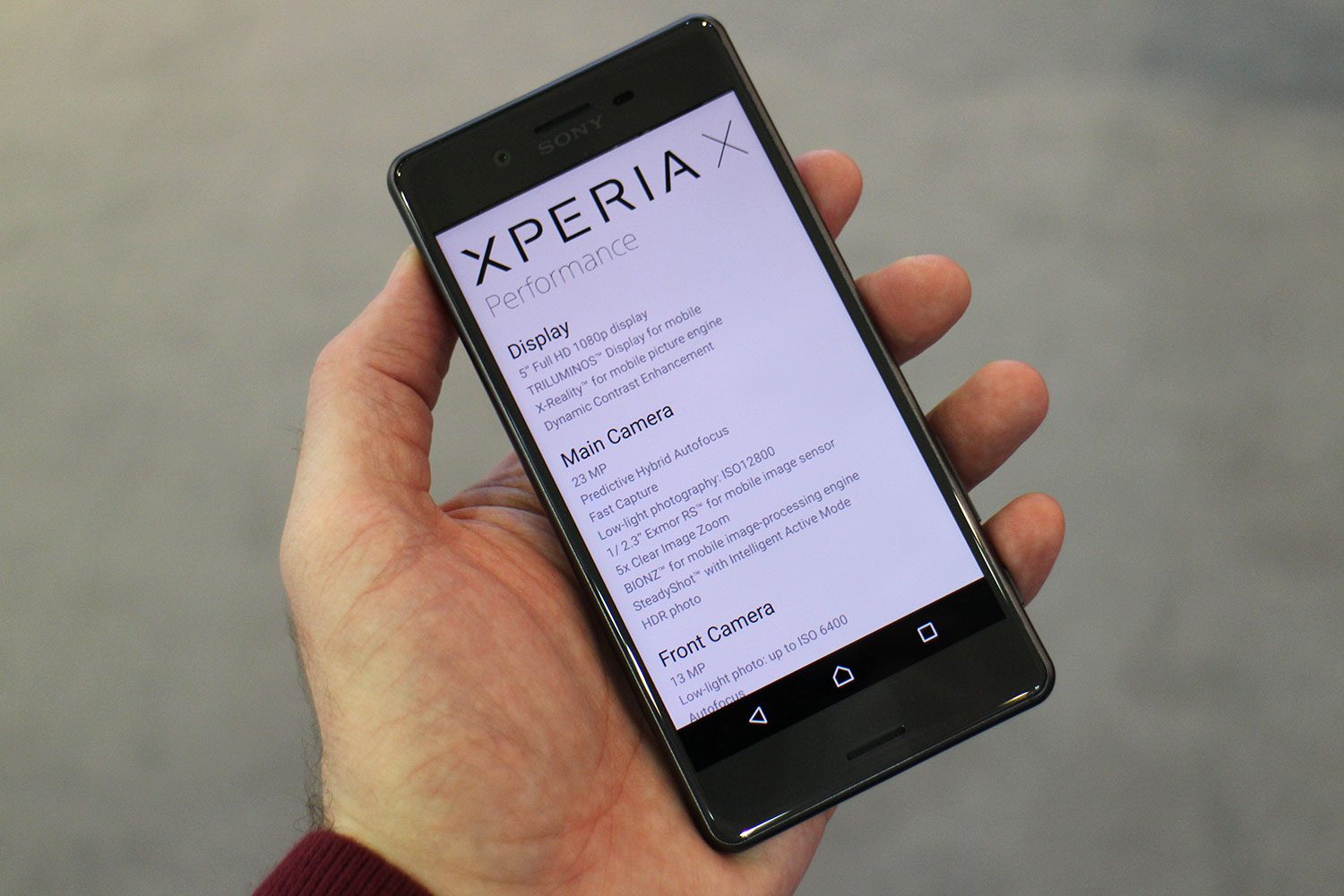 Sony Xperia X Performance