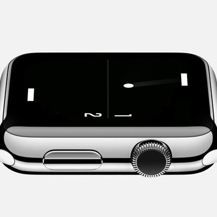 heres a tiny game of pong for your apple watch iphone ios 14