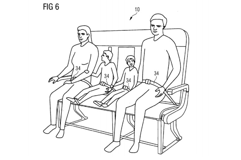 airbus - bench seat patent 3