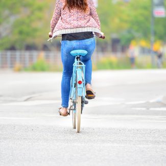 bike woman