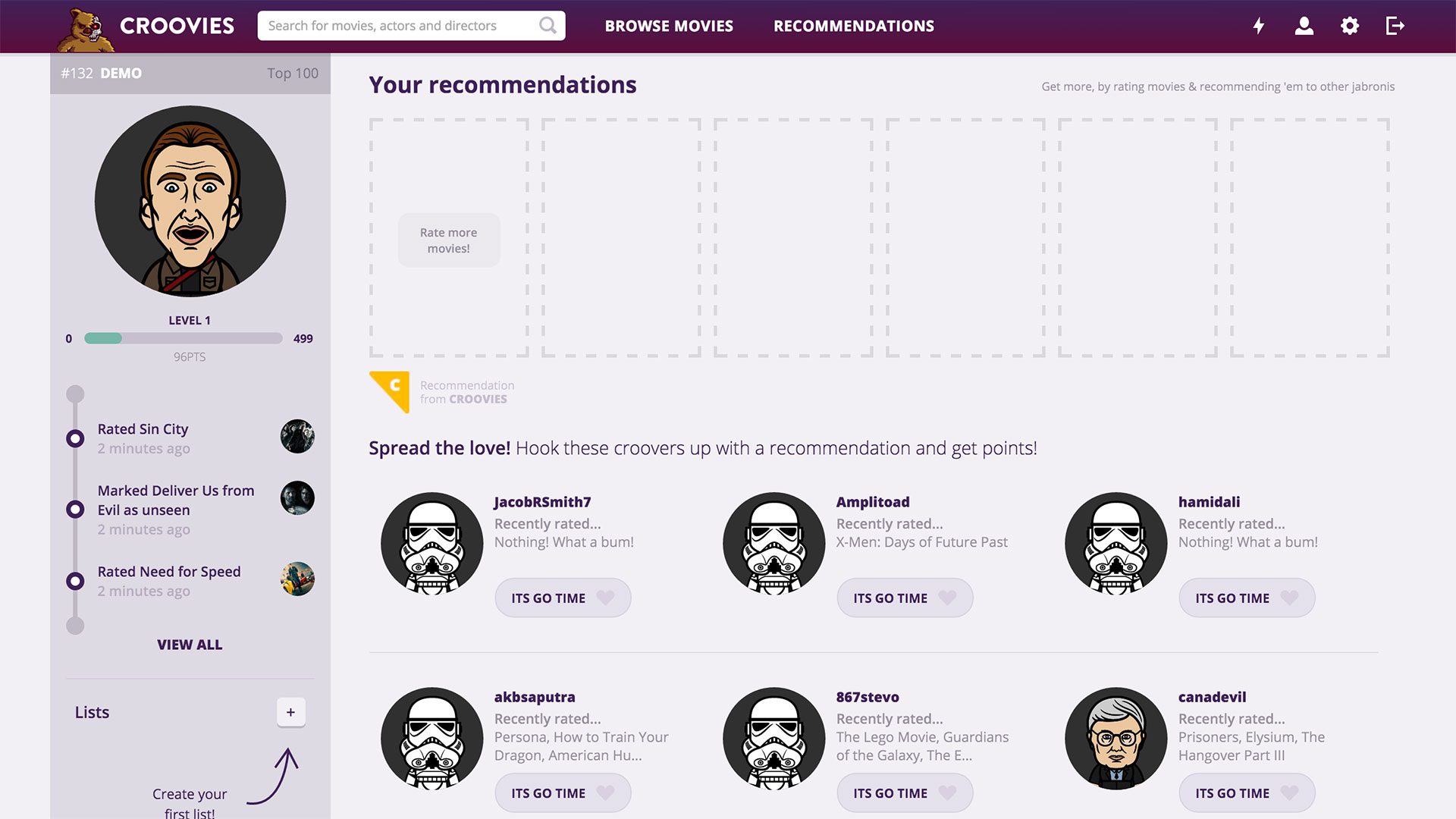 croovies movie ratings and recommendations screenshot 5