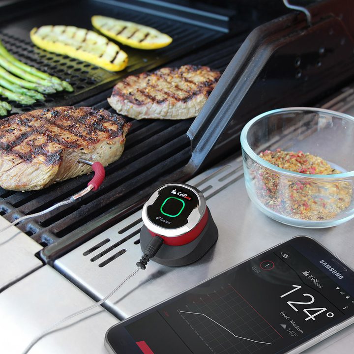 iDevices iGrill mini bluetooth smart meat thermometer.