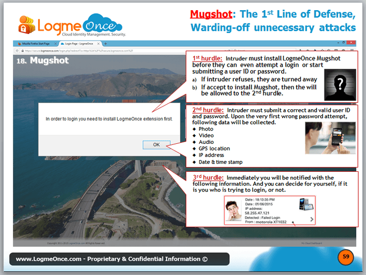 log me in page