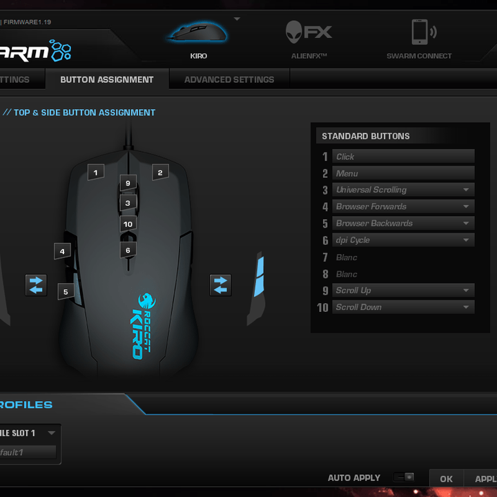 roccat kiro review software 1