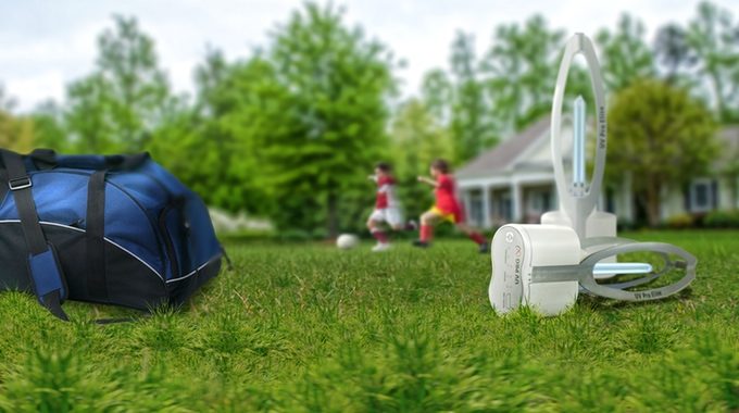 UV Pro Shoe Sanitizer is a sterilizing solution for your sweaty kicks