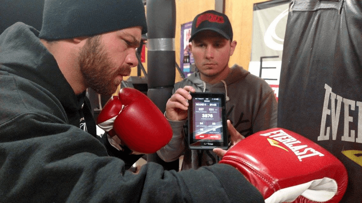 Hykso punch tracking fitness fight wearable sensors
