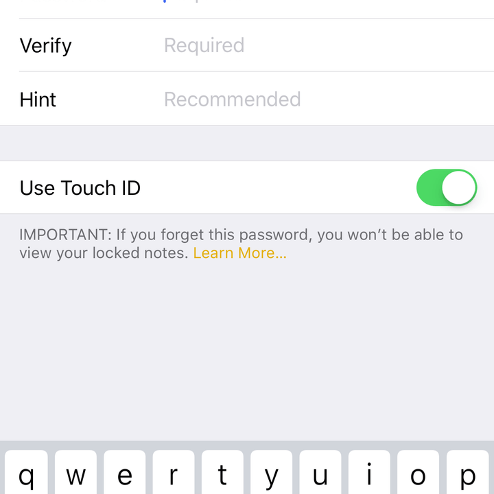 how to add passwords notes ios 9 3 img 3298