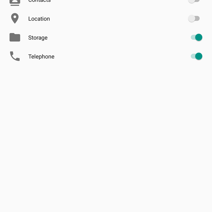 Marshmallow App Permissions