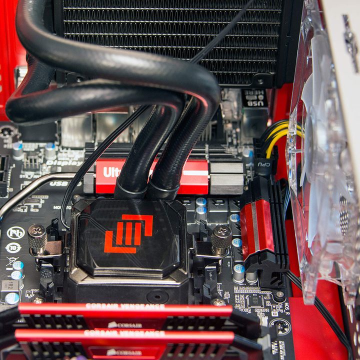A CPU AIO watercooler pre-installed.