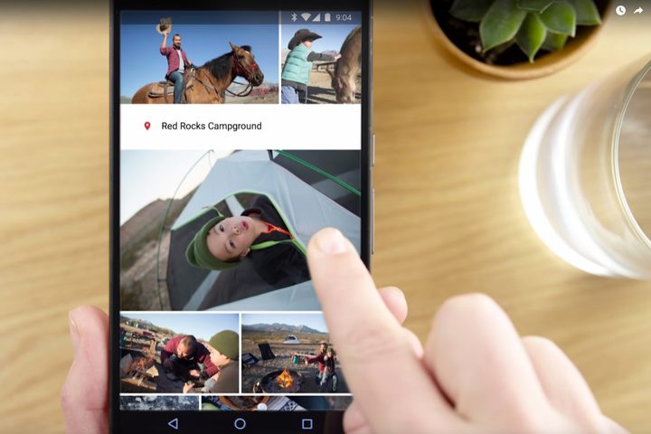 Using Google Photos album.