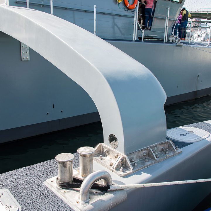 darpa officially christens the actuv in portland boat pontooncu1