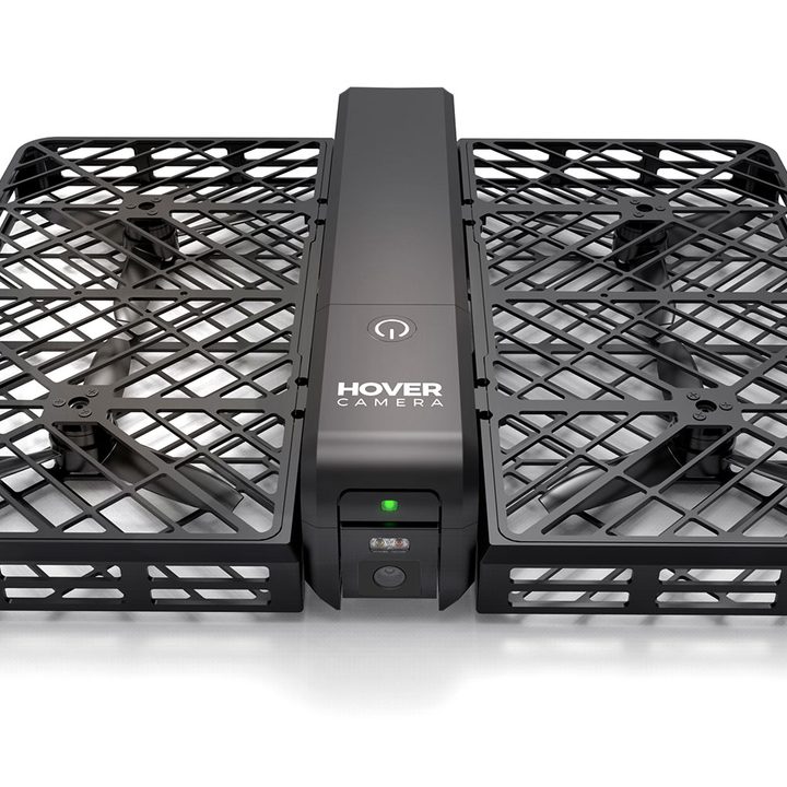 zero robotics launches hover flying camera on white